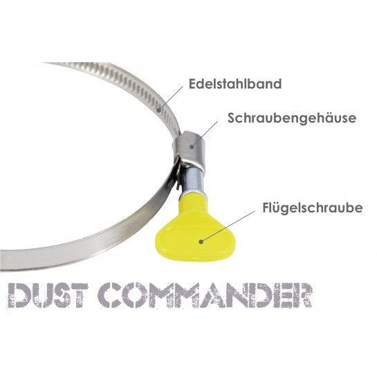 DUST COMMANDER KBHC - Spezielle Schlauchschelle Spiralschlauch